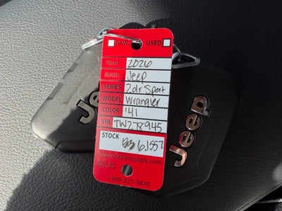 2026 Jeep Wrangler WRANGLER 2-DOOR WILLYS