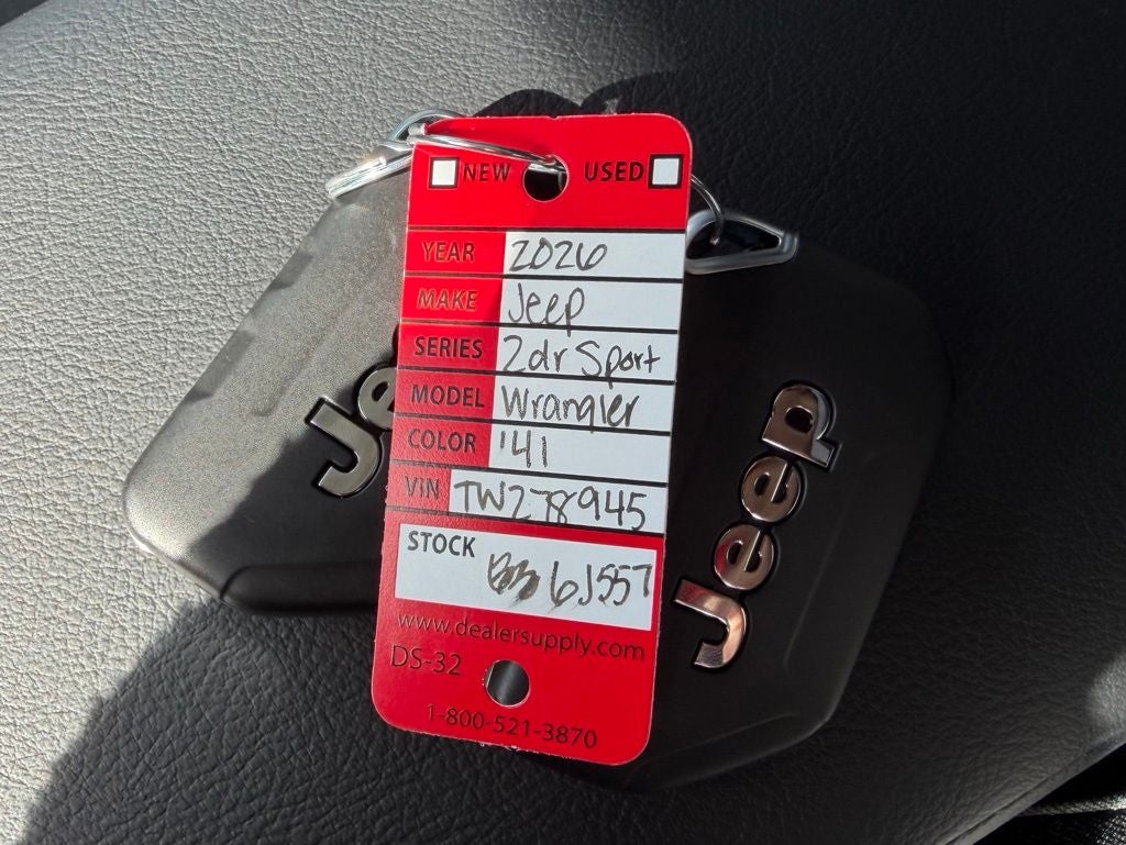 2026 Jeep Wrangler WRANGLER 2-DOOR WILLYS