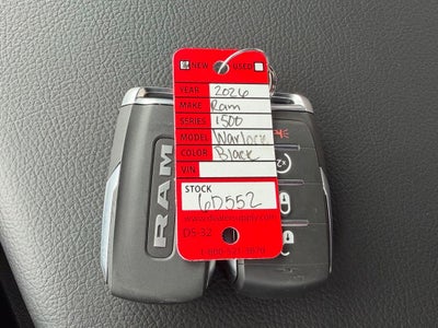 2026 RAM Ram 1500 RAM 1500 WARLOCK CREW CAB 4X4 5'7' BOX