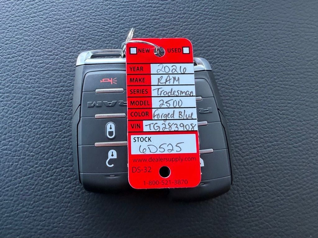 2026 RAM Ram 2500 RAM 2500 TRADESMAN REGULAR CAB 4X4 8' BOX
