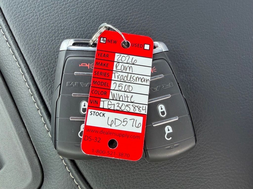 2026 RAM Ram 2500 RAM 2500 TRADESMAN REGULAR CAB 4X4 8' BOX