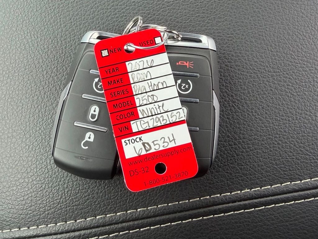 2026 RAM Ram 2500 RAM 2500 BIG HORN REGULAR CAB 4X4 8' BOX